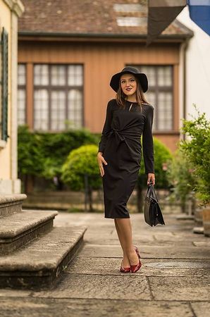 Schönes schwarzes Kleid S