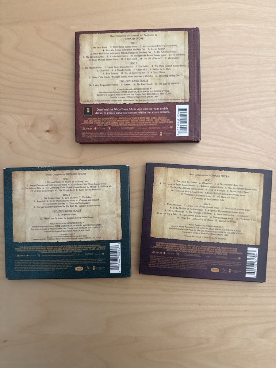 CD: The Hobbit Soundtrack Special Edition 3 CDs – Usato da Zürich venduto da Hugsy30 1