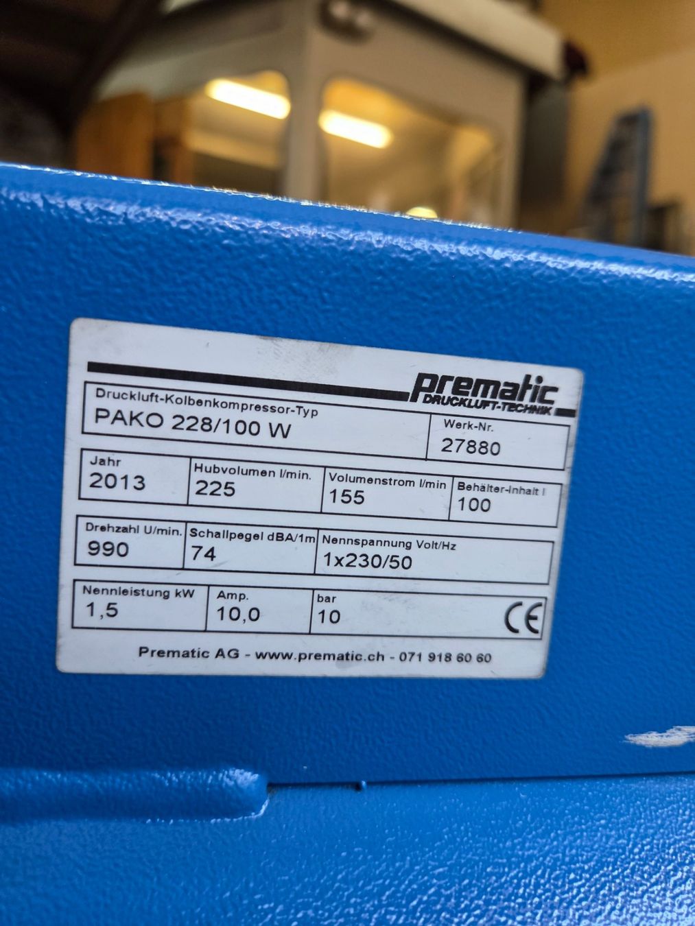 Compressori d'aria compressa: Druckluftkessel 100li – Usato da Thun venduto da 210673 1