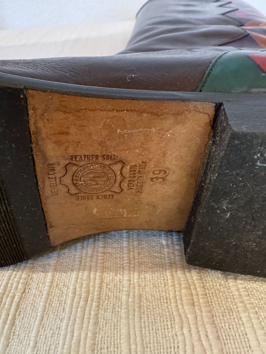 Scarpe da donna: Brauner Lederstiefel von Donna Carolina – Nuovo (secondo la descrizione) da Stäfa venduto da Mofi8712 6