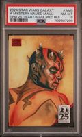 PSA 8 Red/5 #AM-5 Maul – Topps Star Wars Chrome Galaxy 2024