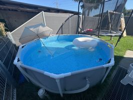 INTEX Prismaframe Pool 305cm x 76cm inkl. Filterpumpe