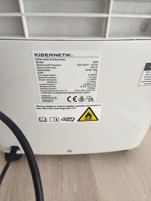 Luftentfeuchter: Kibernetik Luftentfeuchter M20 – Gebraucht aus Rebstein von Dom-Grab_83 1