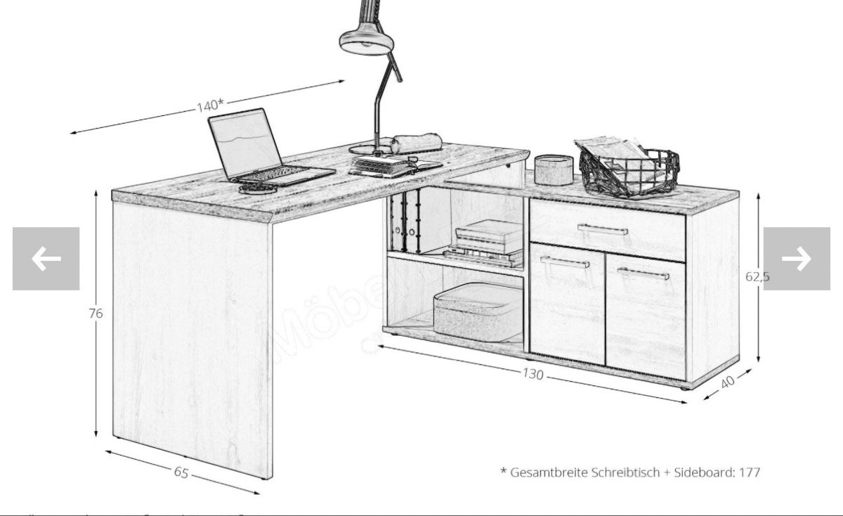 Schreibtische: Eck-Schreibtisch – Neu (gemäss Beschreibung) aus Brunnen von SteffiHemmerling 8