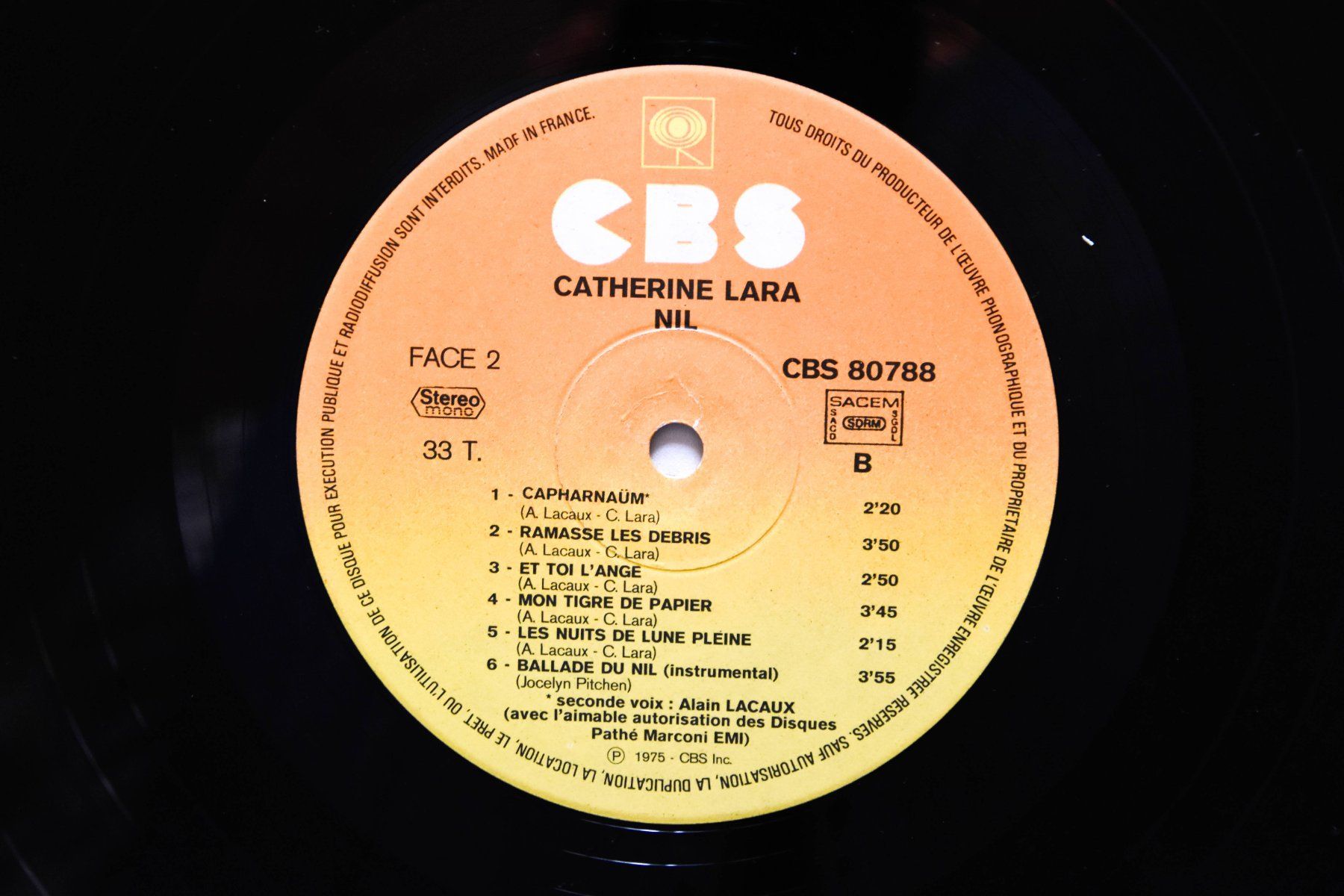 Dischi in vinile: Catherine Lara - Nil – Usato da Belmont-sur-Yverdon venduto da ag97 3