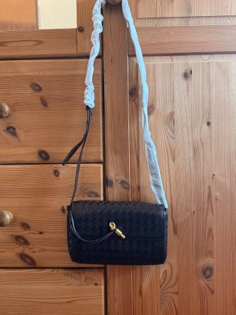 Neue Crossbody Tasche Braun/Schokolade – Geflochten | Trend