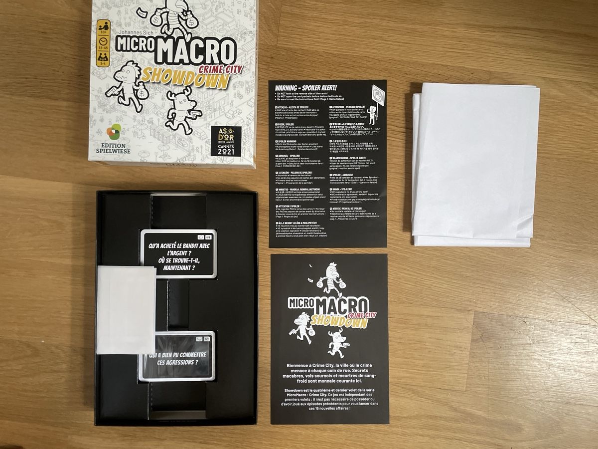 Giochi: Jeu Micro Macro Crime City Showdown - jamais utilisé – Nuovo e nell'imballaggio originale da Fribourg venduto da Mymikrakra01 1