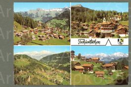 AK Tschiertschen GR Schanfigg,St.Peter,4-fach-Multi ≈ 1986 