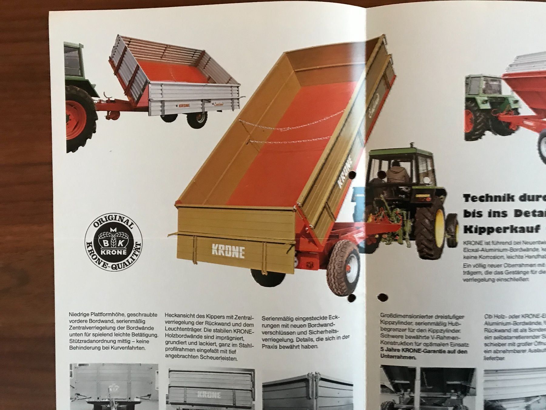 Traktoren: Krone Kipper Prospekt – Gebraucht aus Balterswil von Jeko1967 1