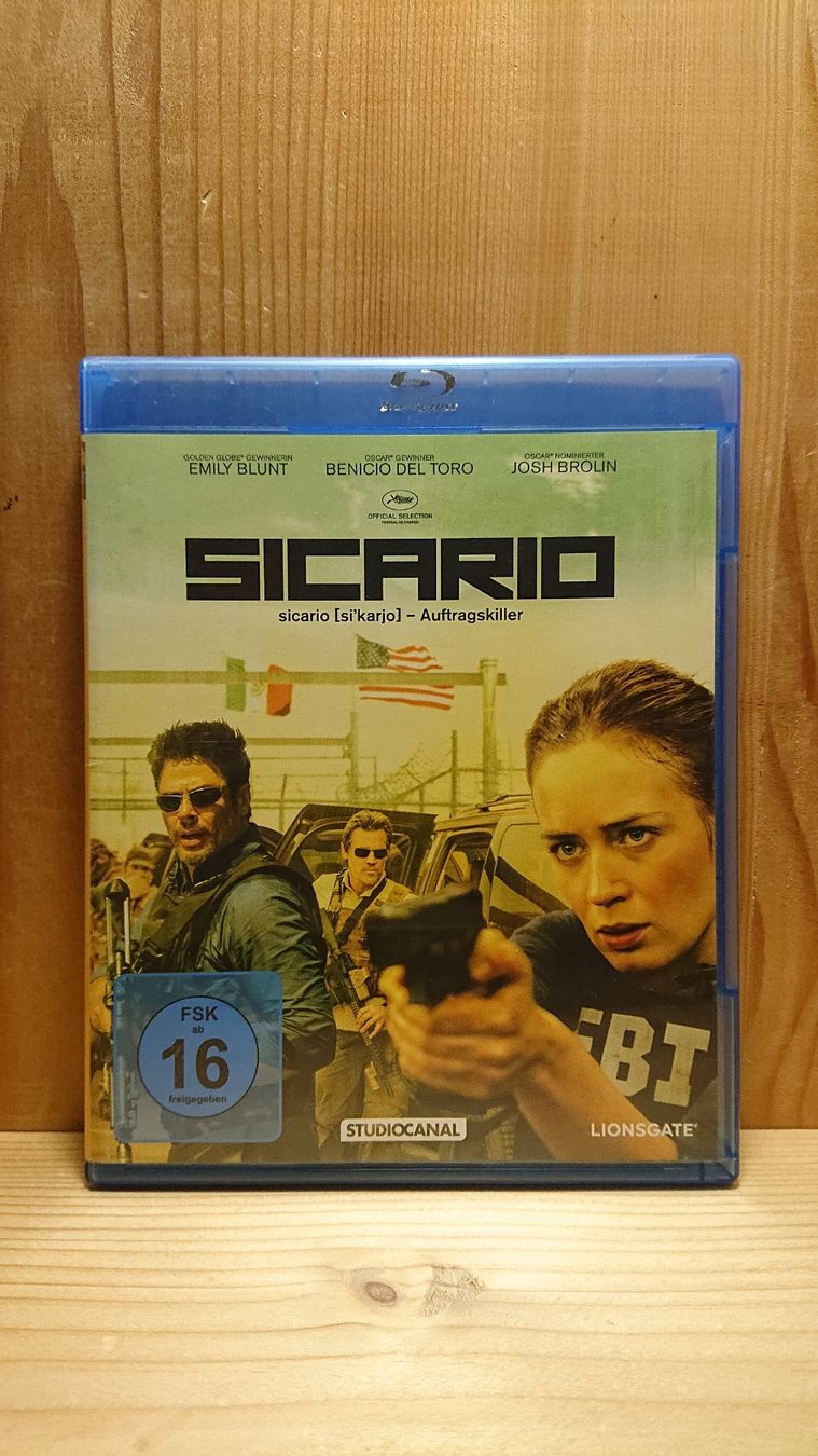 Alle DVDs: SICARIO Blu-Ray mit Emily Blunt – Gebraucht aus Wilderswil von Exebub