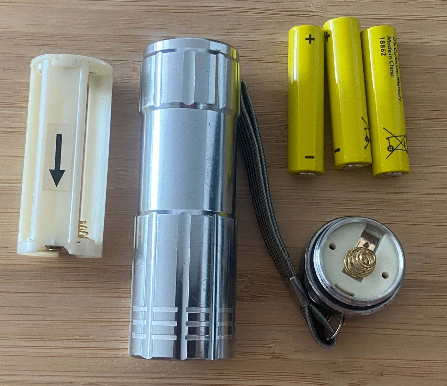 Lampade: Taschenlampe Silber – Usato da Winterthur venduto da YaV 1