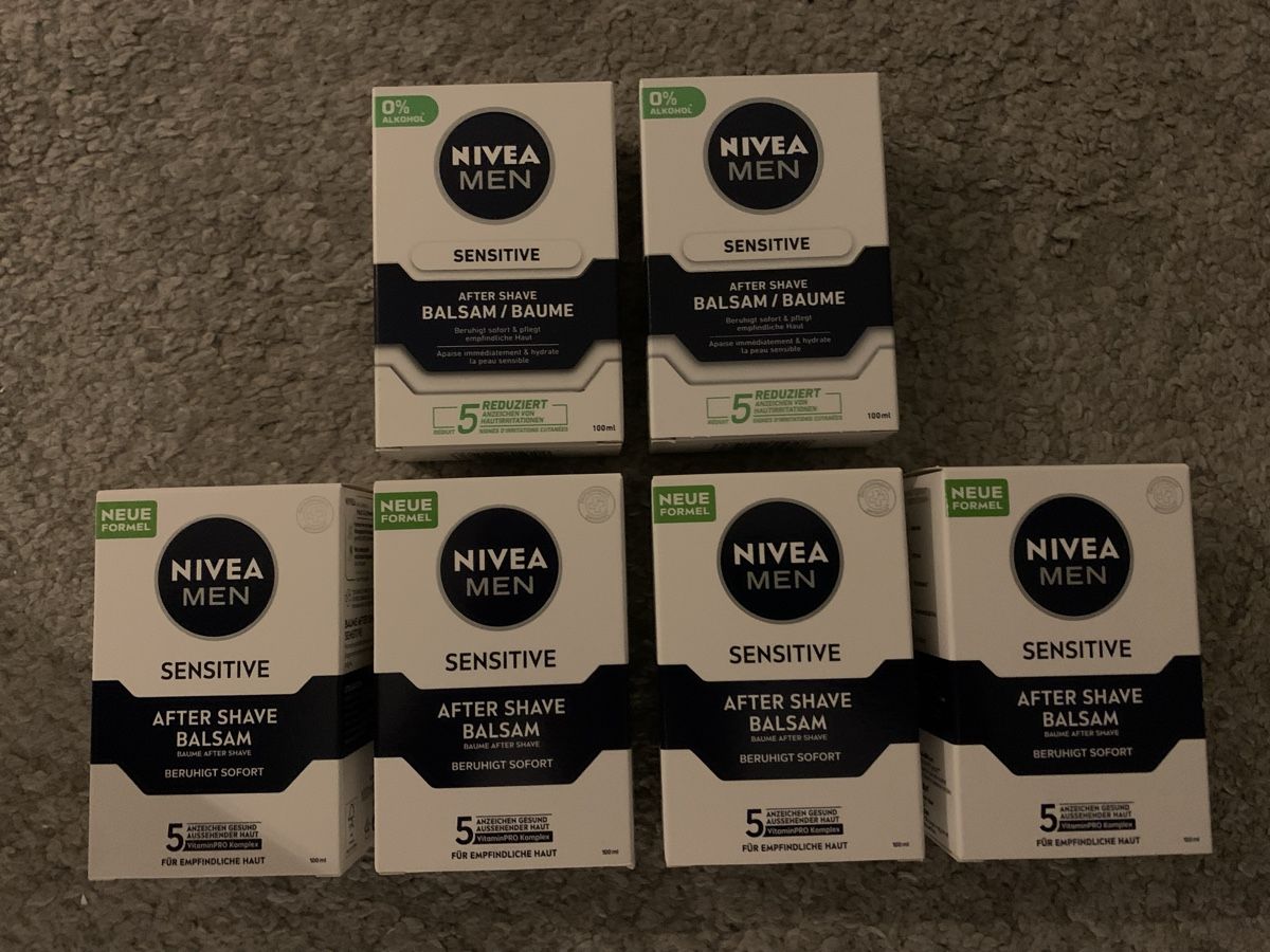 Nivea Soins du visage: 6 Pack Nivea After Shave Balsam – Neuf avec emballage d'origine à Esslingen par Gargamel011