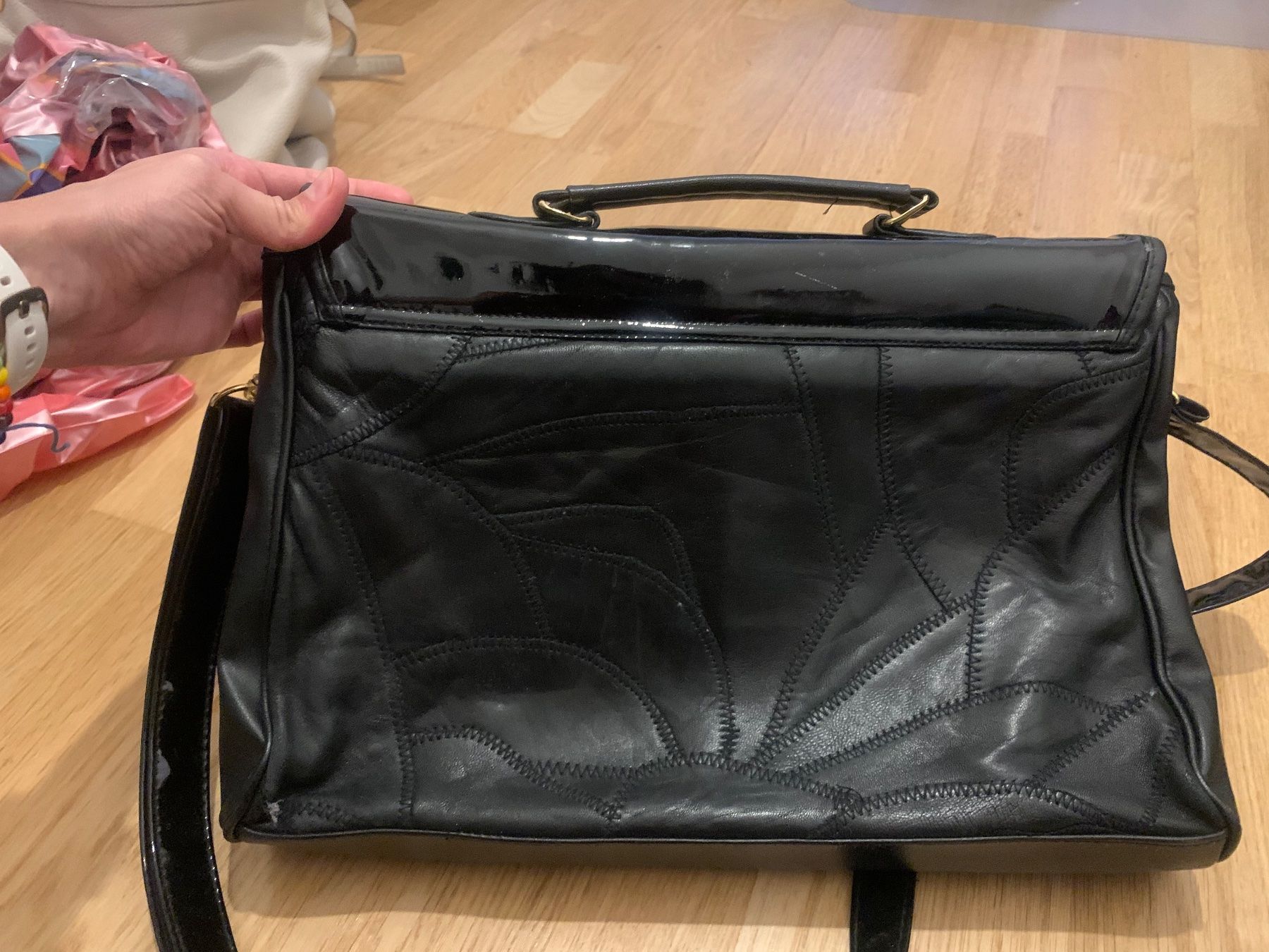 Borse da donna: Leder/Lack Handtasche – Usato da Bern venduto da Anna1235 2