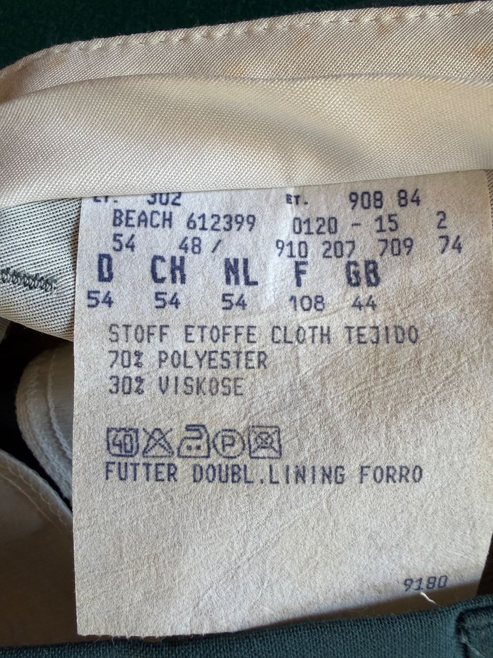 Pantalons: Klassische Stoffhose oder Anzughose (Tailored Shorts) Gr. 54 – Neuf (Voir description) à Interlaken par Bona55 8