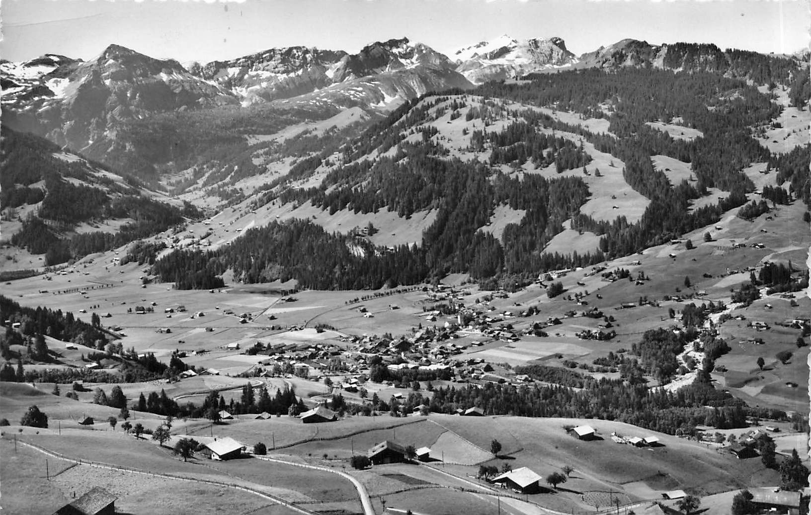 Ansichtskarten: Simmental (BE) Alpines Talpanorama – Gebraucht aus Biasca von Blenio71