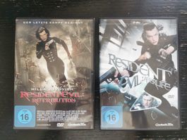 2 Resident Evil DVDs - Afterlife und Retribution