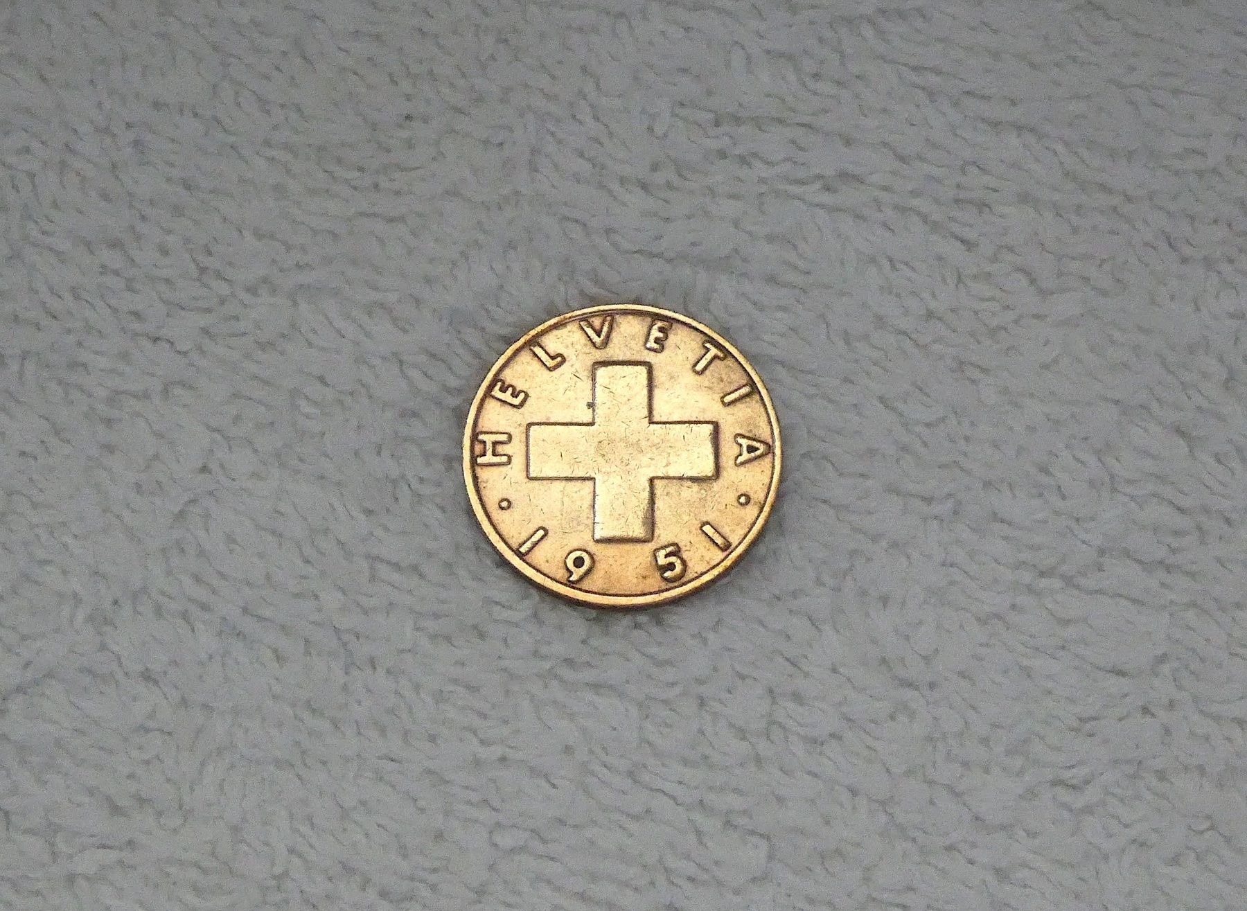 Tutti le monete: 2 centimes/rappen 1951 – Usato da Nyon venduto da Ilmi09 1
