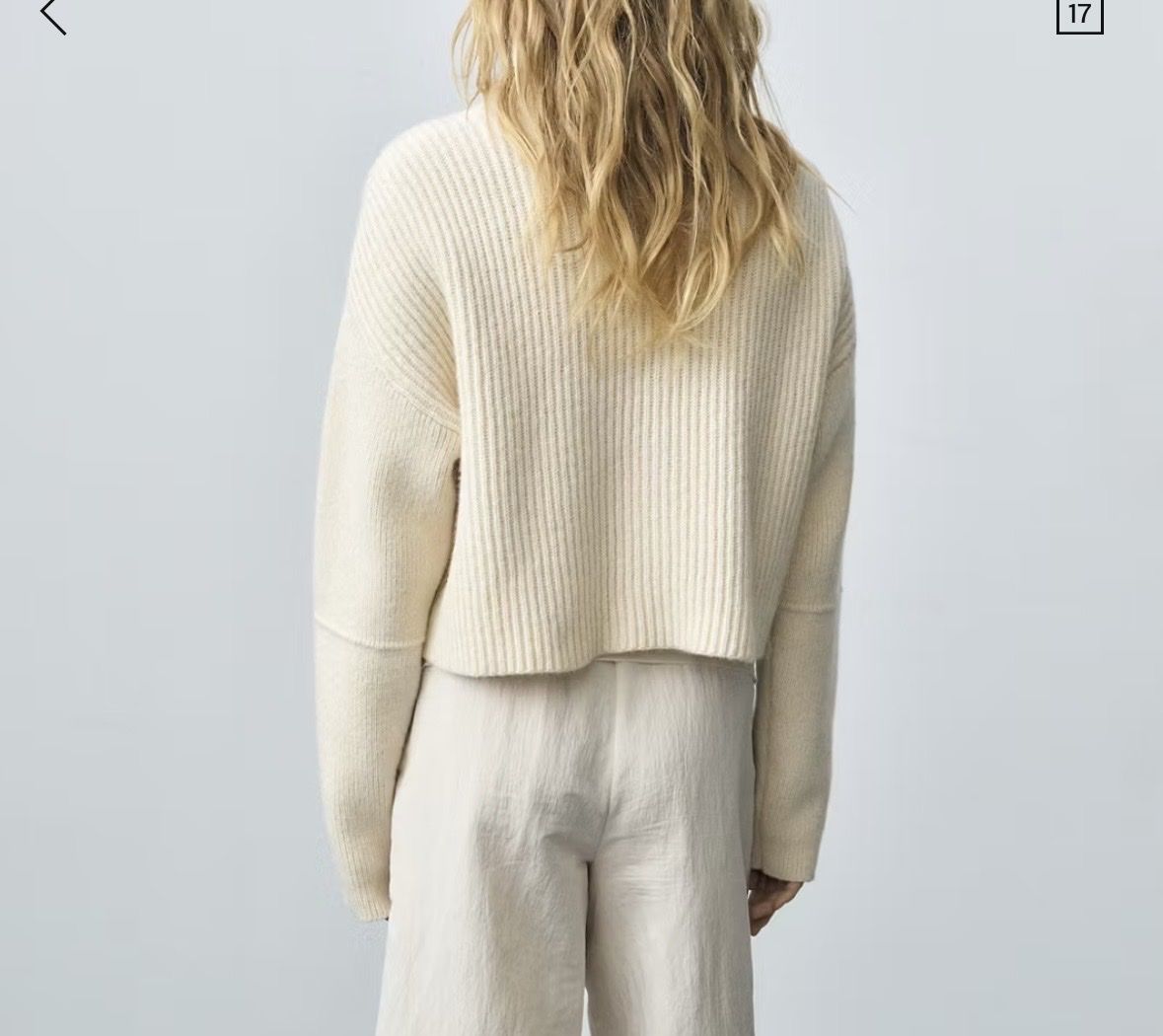 Mango Maglioni & Felpe: CREAM RIBBED TURTLENECK SWEATER – Nuovo (secondo la descrizione) da Bern venduto da FashionK92 1
