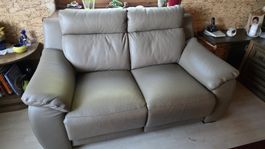 Ledersofa Elektrisch Verstellbar