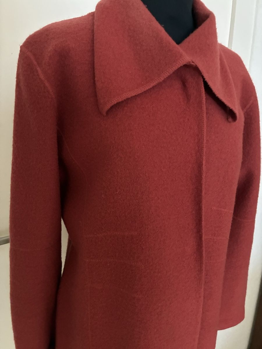 Vestes: Orange Wolljacke Gr. 42  – D'occasion à Gränichen par SabineZ01 1