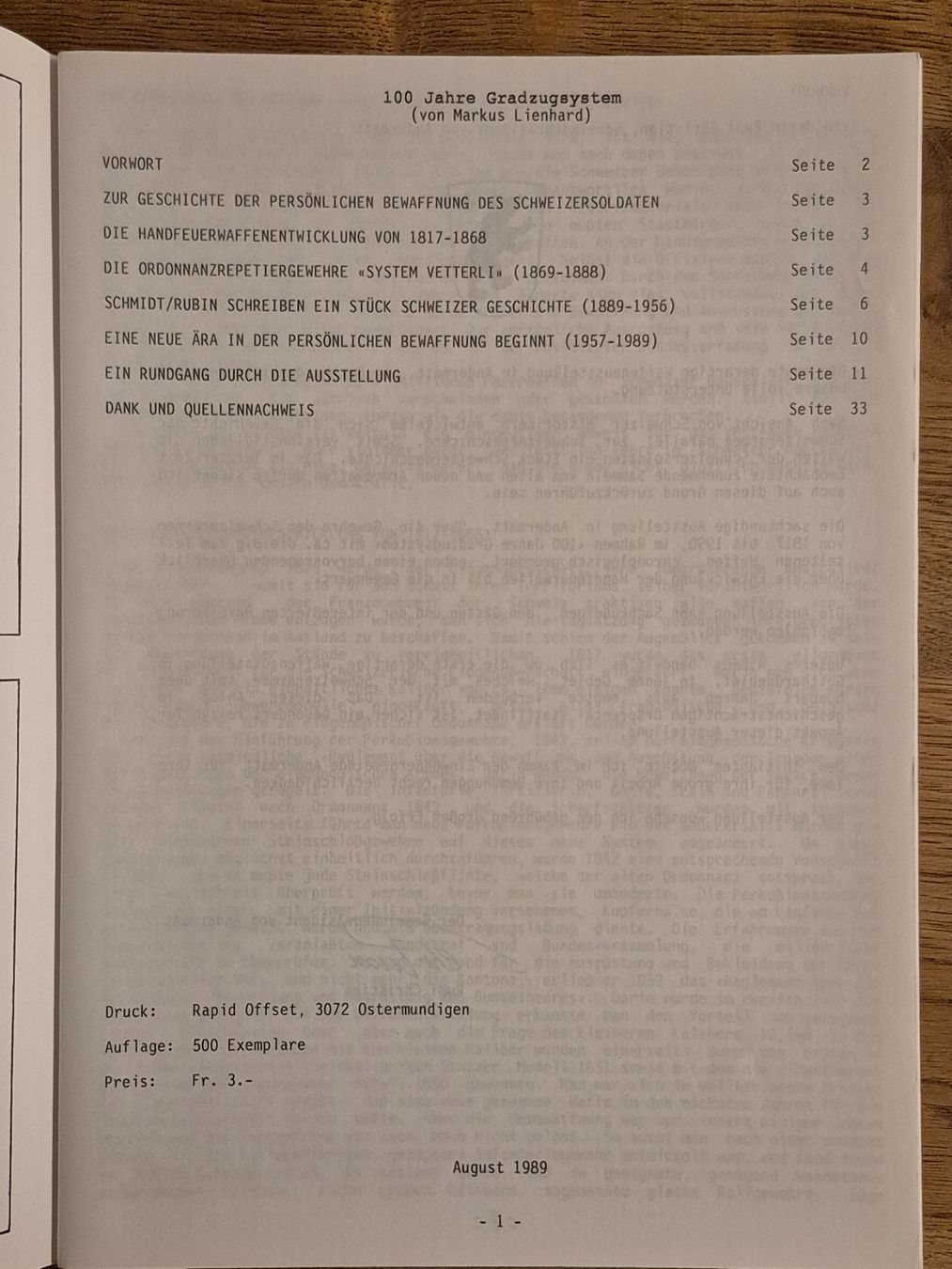 Libri: Die Gewehre des Schweizersoldaten seit 1817 – Usato da Balsthal venduto da Jamamoegg 1