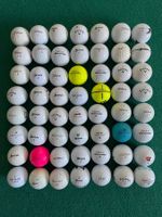 56 Golfbälle - Unterholz - Topzustand