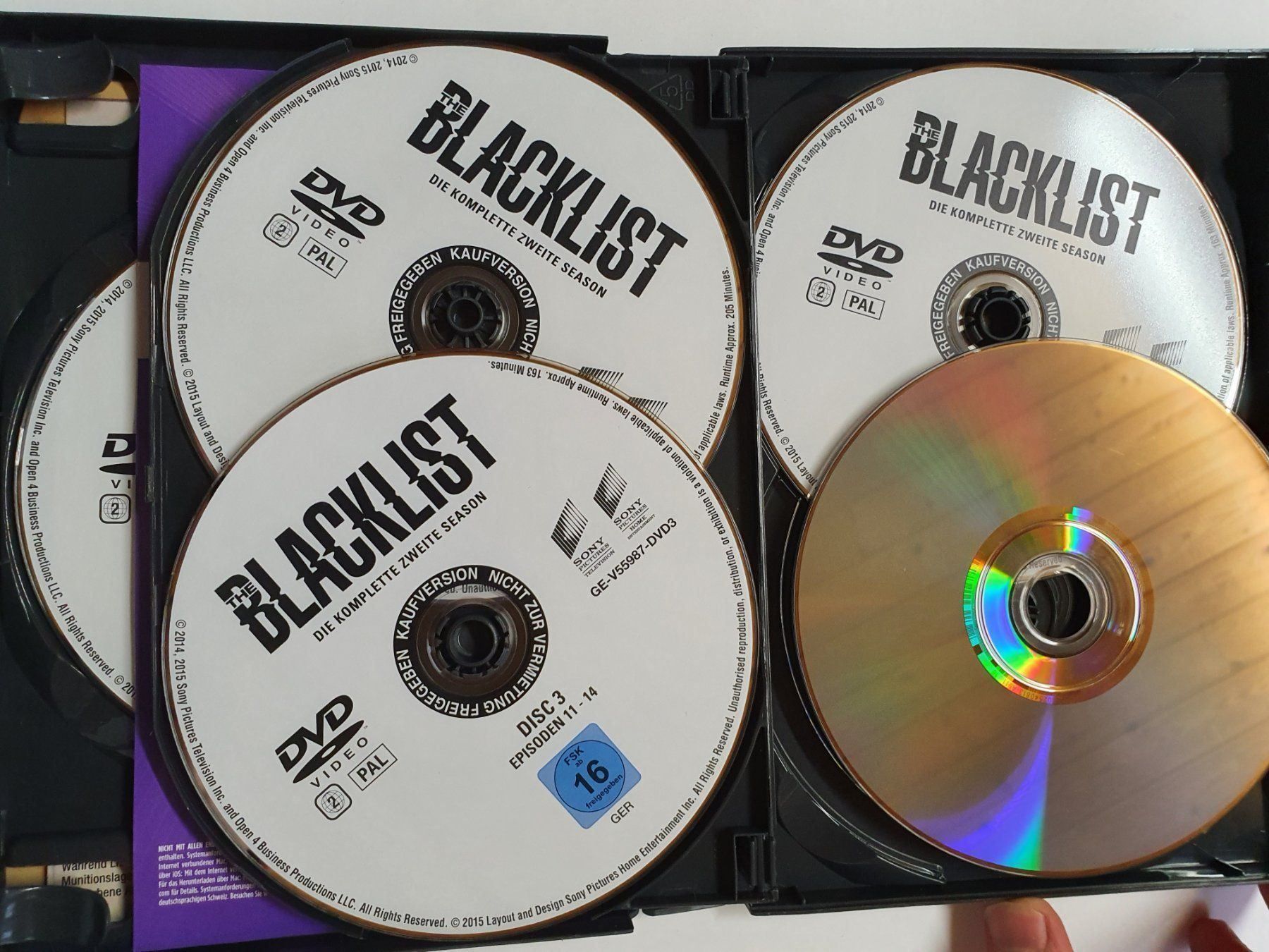 Tutti i DVDs: Blacklist zweite Staffel DVD – Usato da Oberdorf BL venduto da BaldenEagle 2