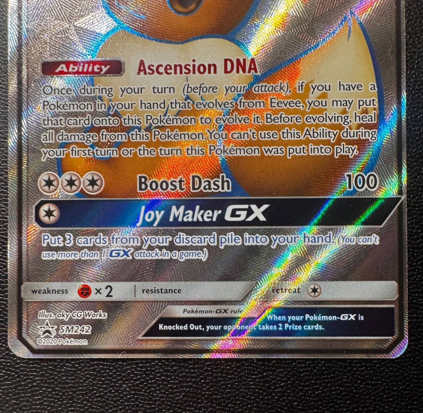 Pokémon Carte collezionabili: Pokemon Eevee GX SM242 Promo EN – Usato da Eschen venduto da SenseiS3 2