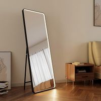 LED-Standspiegel ARODA Rechteckig - 53x160cm