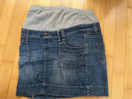 Minirock Jeans Umstandsmode Gr. 42