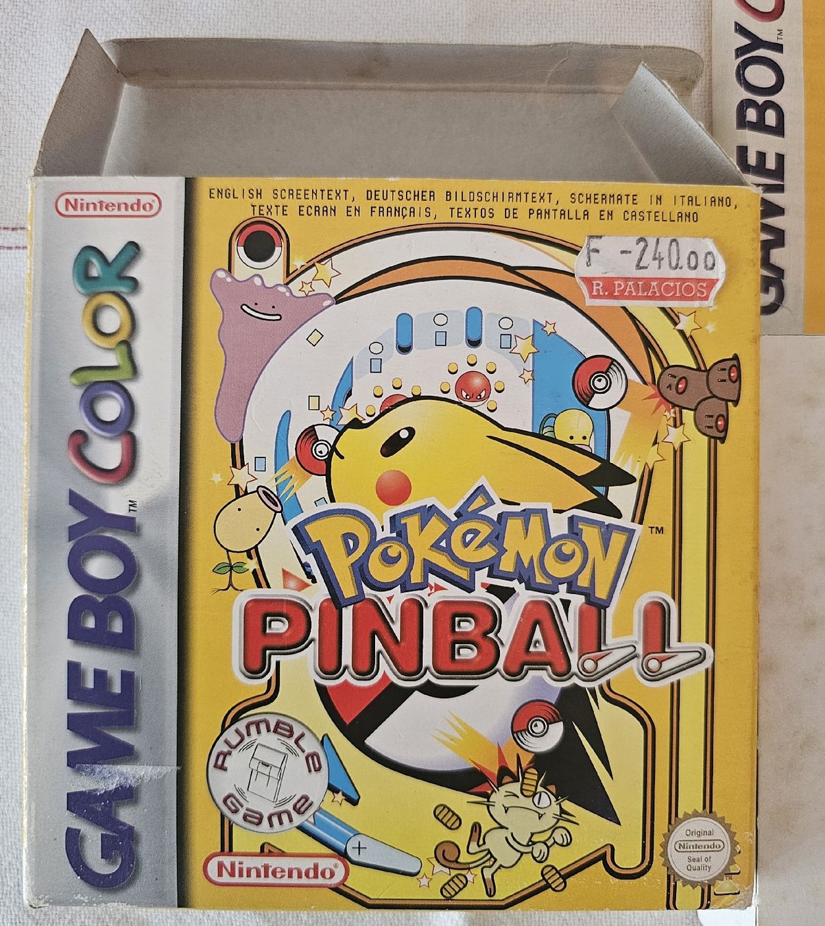Pokémon Giochi: pokemon pinball gameboy color complet FR – Usato da Pully venduto da RandomZero 4