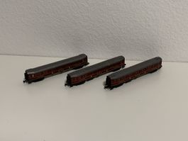 DSG-Schlafwagen Rot 3-teilig