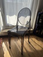 Transparent Schwarz Kartell Ghost Stuhl