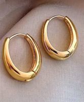 Elegante Gold Creolen 18k vergoldet