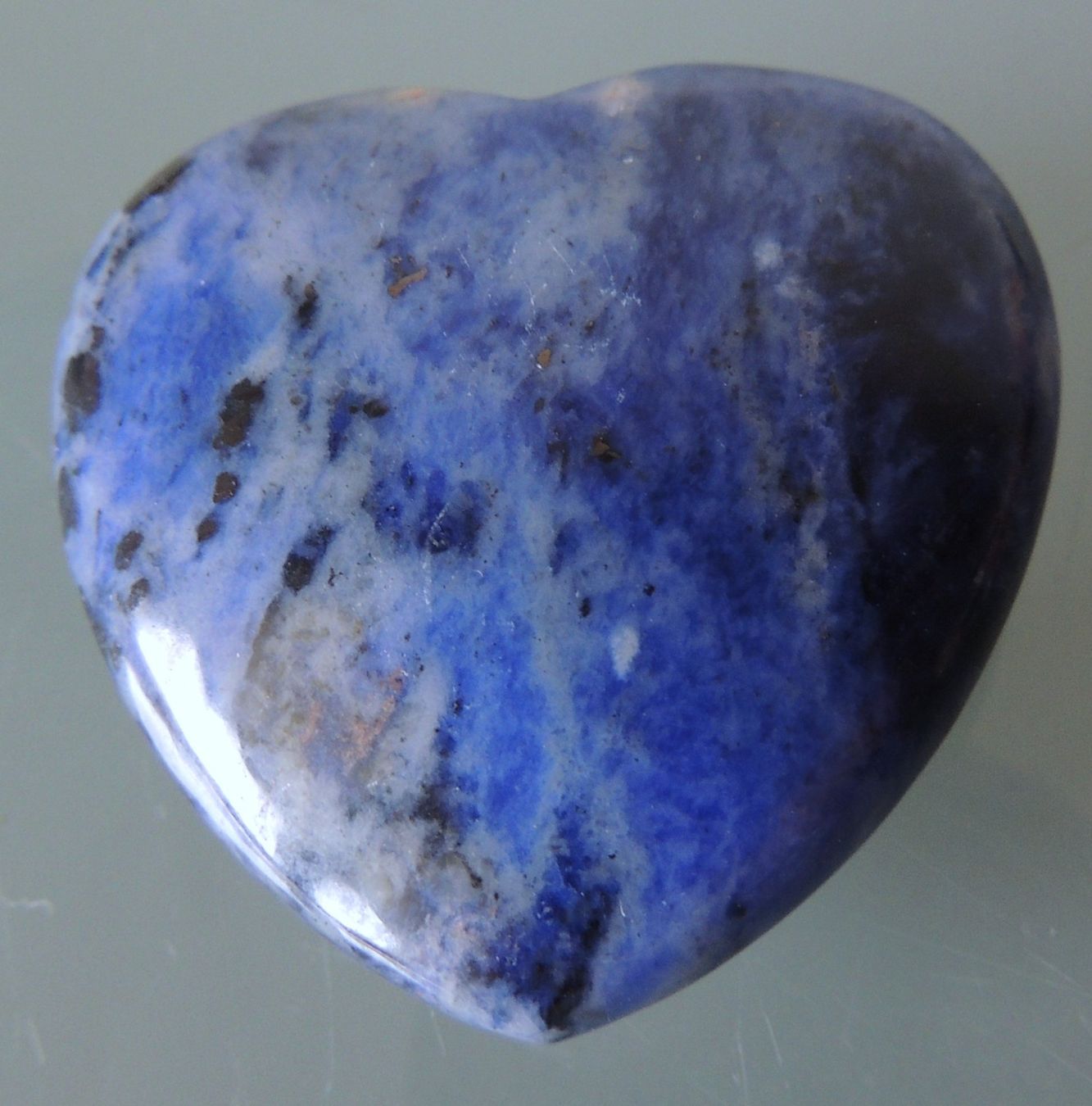 Pietre preziose: Sodalith Herz 4,5 x 4 x 1,5 cm – Usato da Waldenburg venduto da schaller707 2