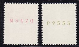1964 Rollenmarken mit Nr. Leuchtstoff **Postfrisch SBK 48Fr.