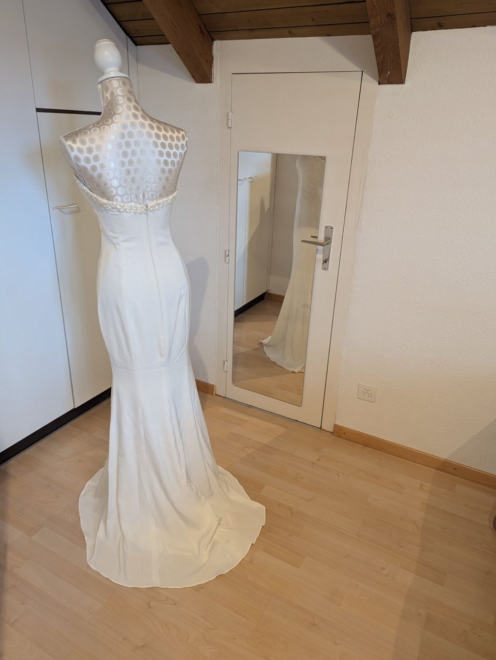 Vestiti: Abendkleid / Hochzeitskleid in Off-White – Usato da Ebikon venduto da gla_7qgw 1