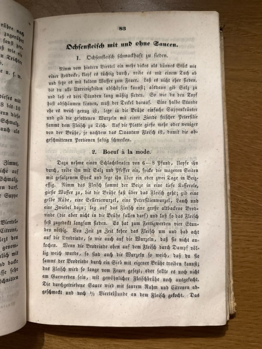 Libri: Marianne Strück Kochbuch, 1842 – Usato da Neuhausen venduto da DELY 4