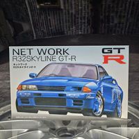 Maquette R32 SKYLINE GT-R NETWORK, bleu, neuve