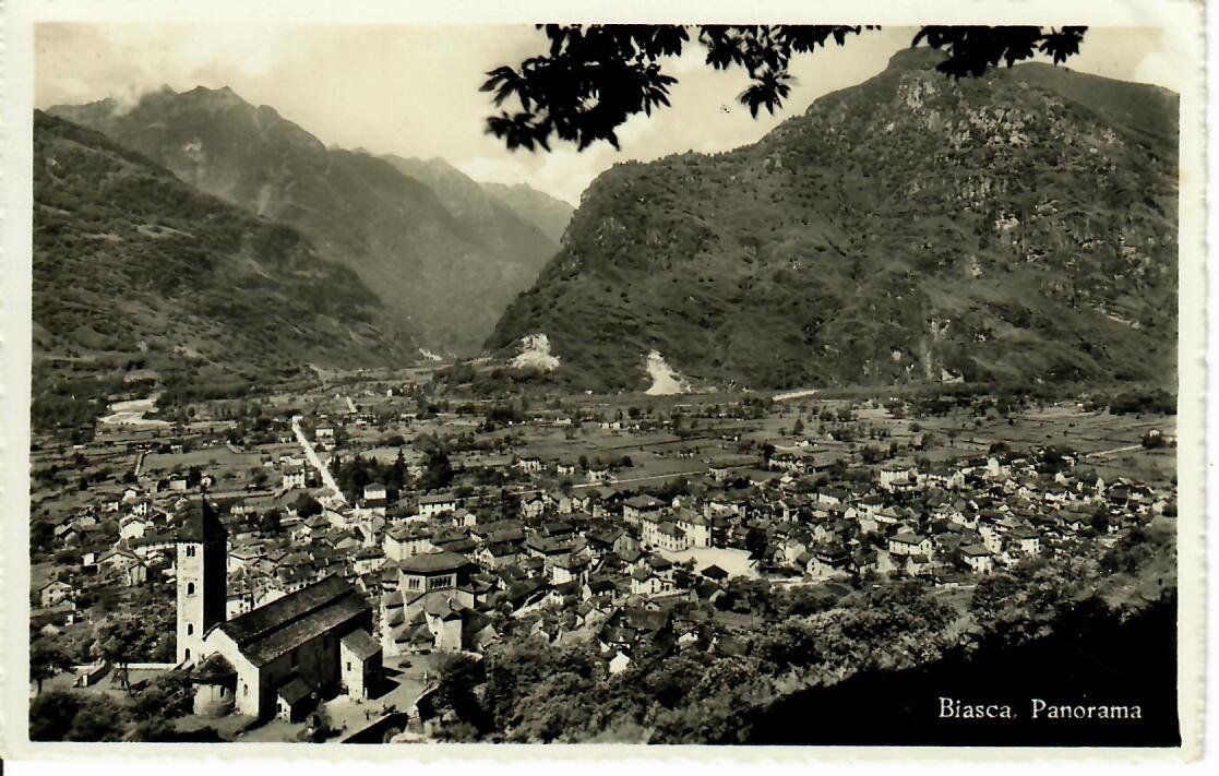 Cartoline postali: Biasca Panorama – Usato da Hochdorf venduto da Ziegel-16