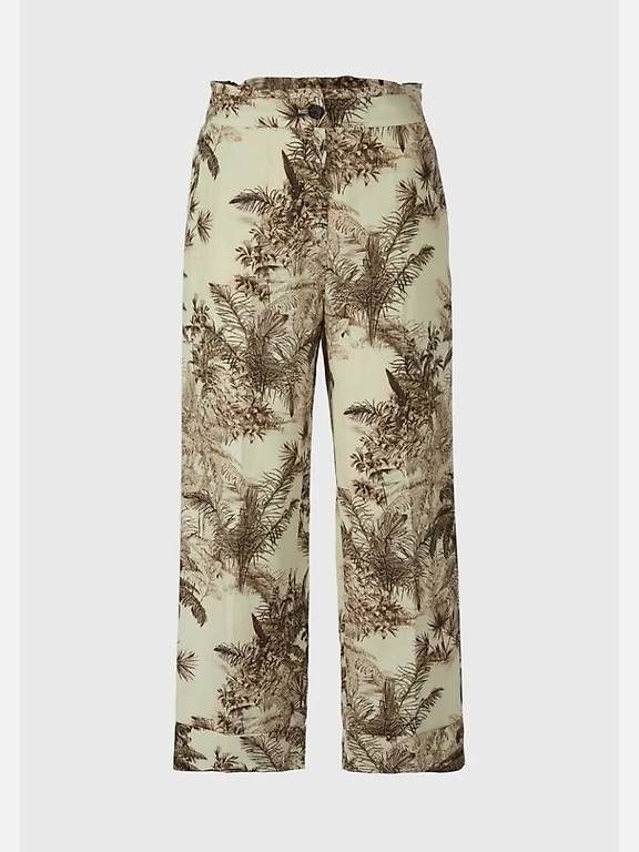 Pantalons: Freizeithose Marc Cain, palm print, EU 36 – D'occasion à Düdingen par Susgi