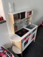 Spielküche aus Holz weiss rot guter Zustand