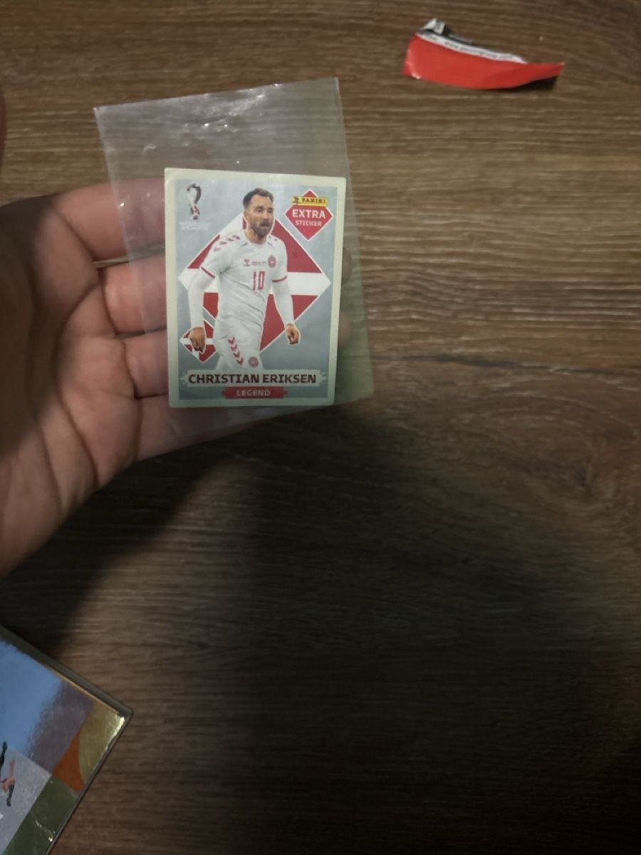 Panini Sammelbilder & Trading cards: Christian Eriksen Panini Extra Sticker  Silber 2022 – Neu (gemäss Beschreibung) aus Baltschieder von tigersword 2
