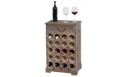 Weinregal, Flaschenregal Regal für 20 Flaschen, Shabby-Look