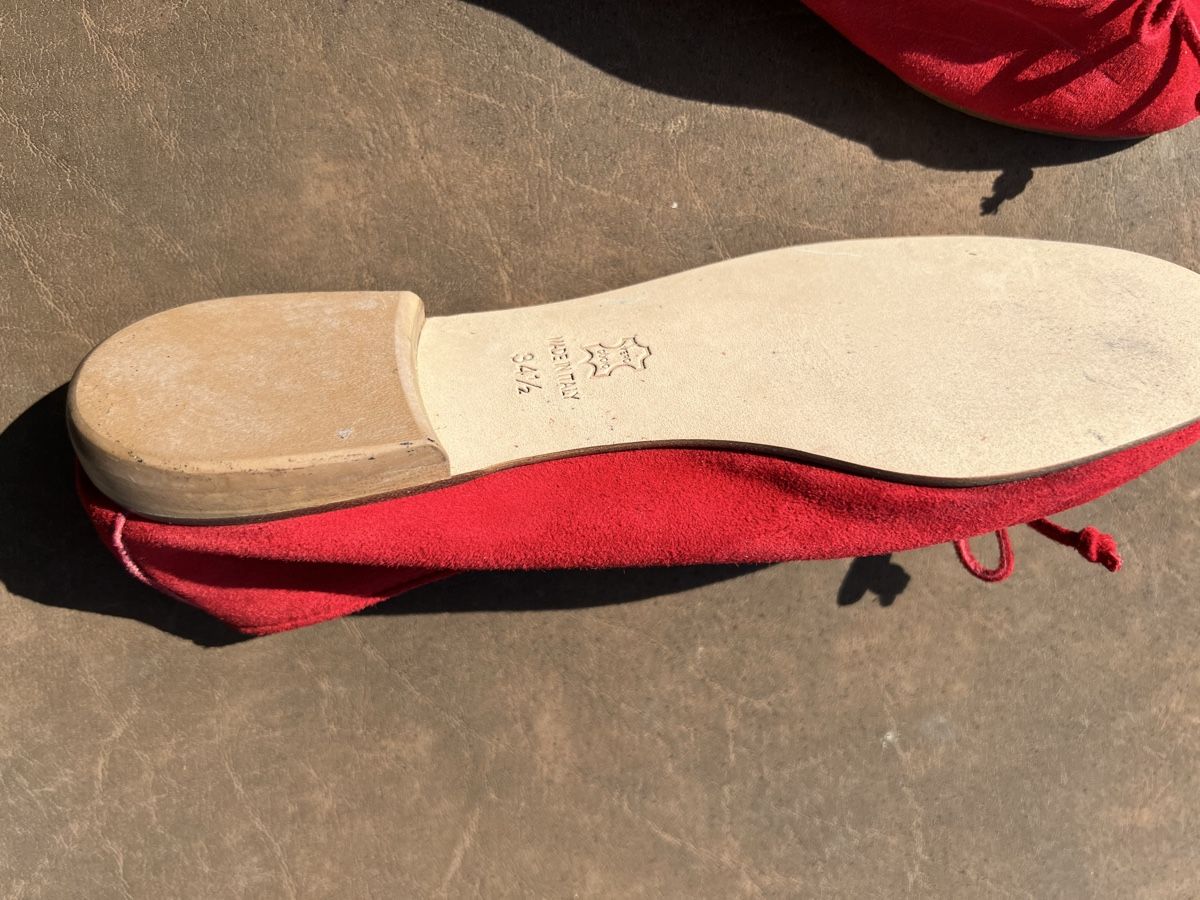 Scarpe da donna: Ballerina rot, 34.5 Marke Capriccio – Usato da Wolfwil venduto da Poulet60 2