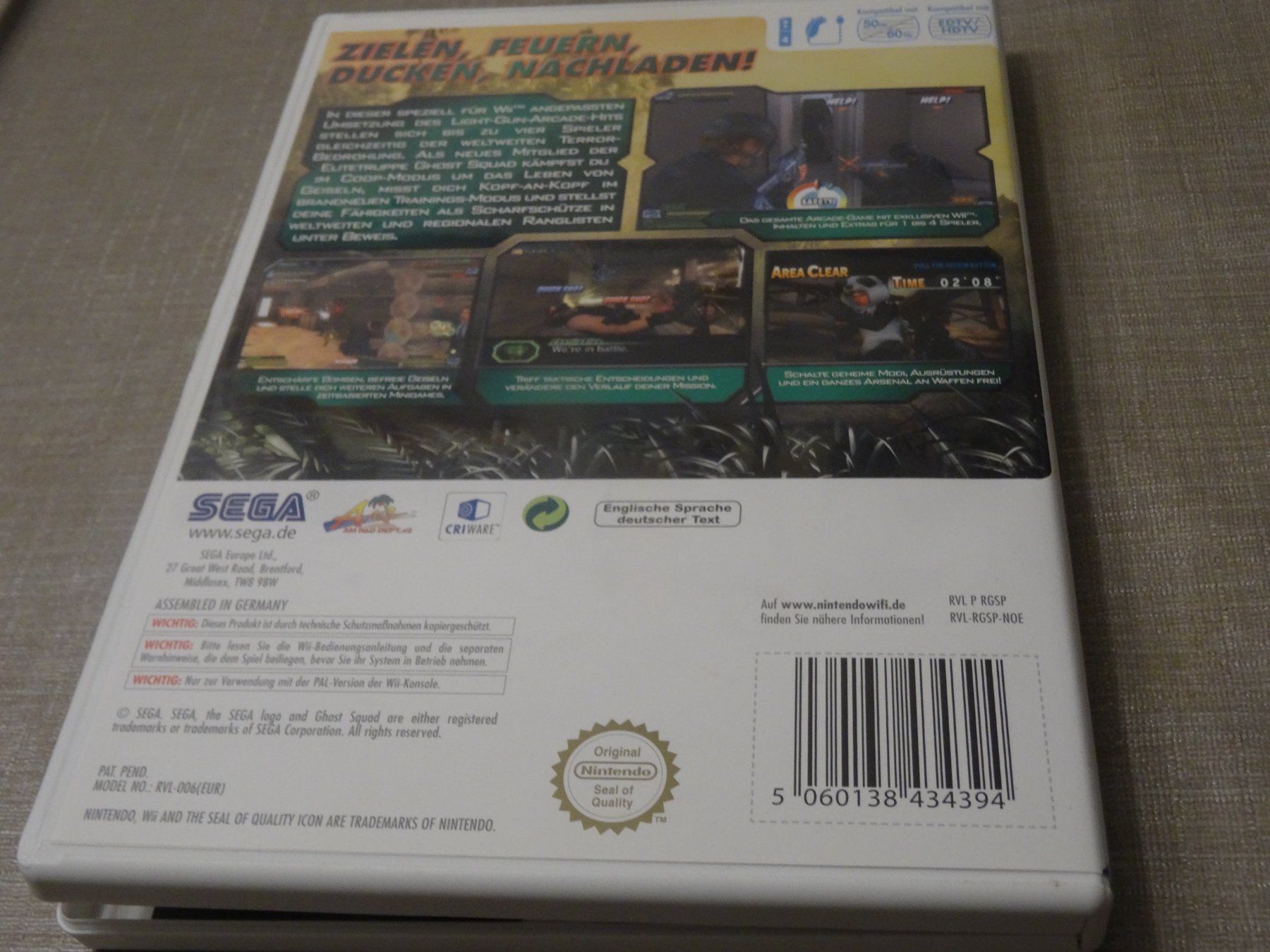 Nintendo Giochi: Wii Spiel: Ghost Squad – Usato da Olten venduto da Disc-Ausverkauf 2