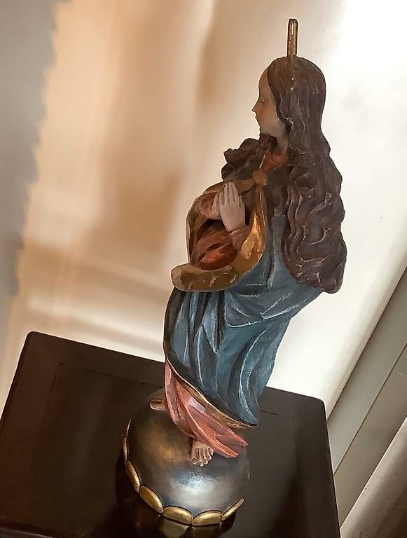 Sculture & Statue: HANDGESCHNITZTE SCHUTZPATRONIN – Usato da Adlikon b.Regensdorf venduto da Crystaldragon09 4