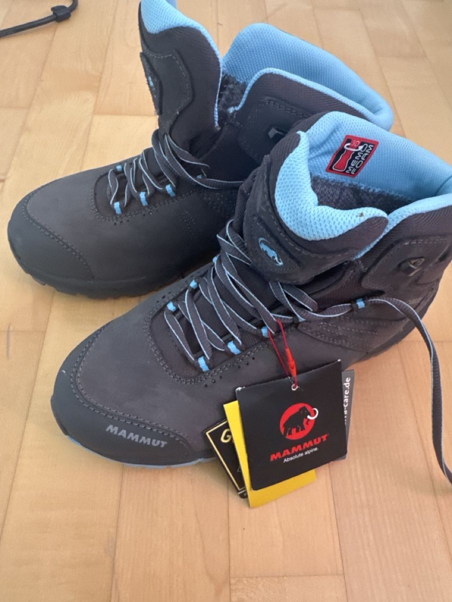 Mammut Scarpe da donna: Neue Mammut Wanderschuhe in 39 – Nuovo (secondo la descrizione) da Schindellegi venduto da soleya