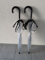 Regenschirm transparent 2 Stücke guter Zustand, neuwertig