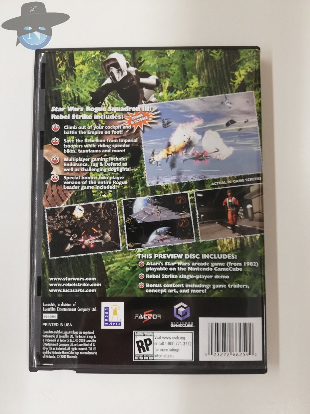 Nintendo Spiele: Star Wars Rogue Squadron III Preview Disc / Gamecube NTSC-U – Gebraucht aus St. Gallen von zorro_dc 1